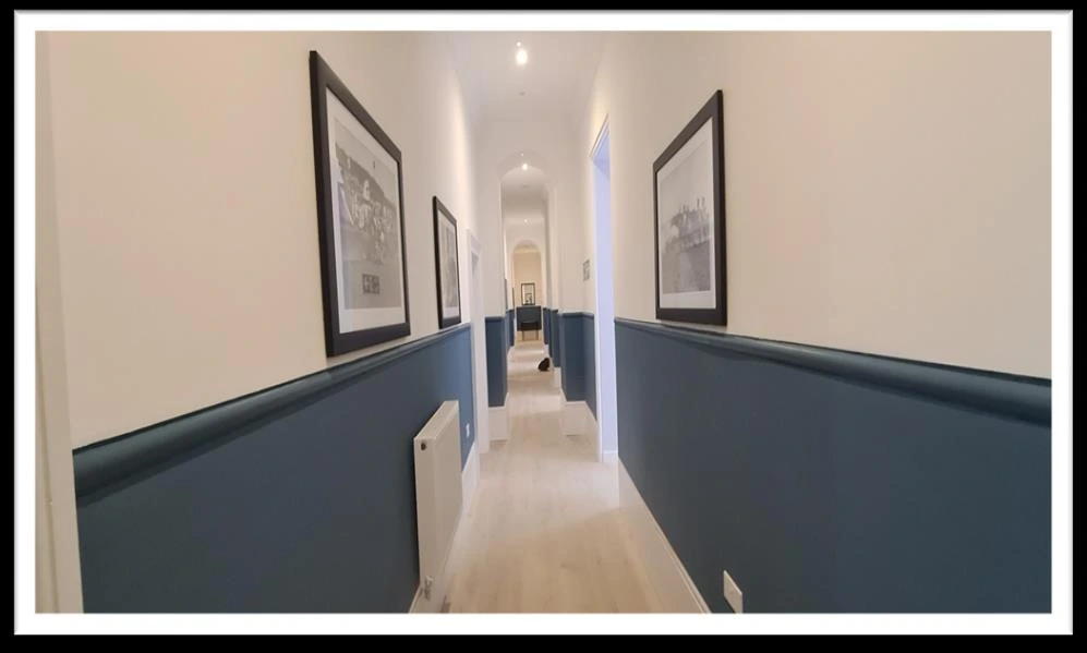Completed communal corridor